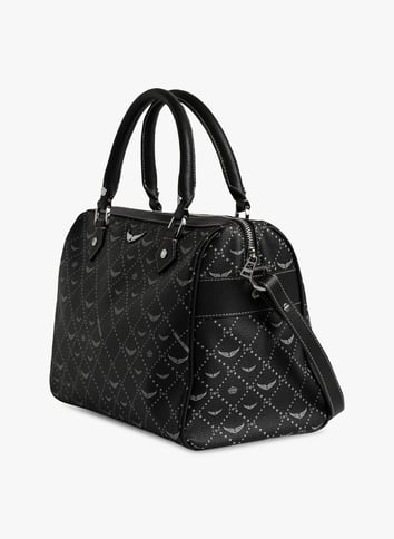 Sac porté main imprimé ZADIG&VOLTAIRE Noir